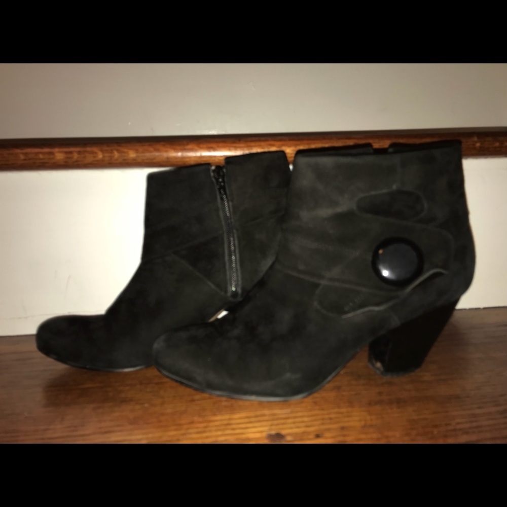 Suede ankle boots